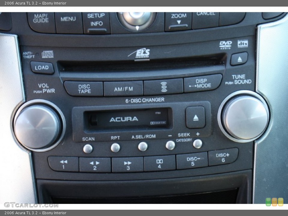 Ebony Interior Controls for the 2006 Acura TL 3.2 #76103692