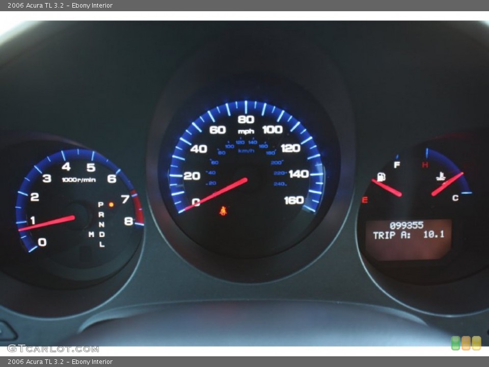 Ebony Interior Gauges for the 2006 Acura TL 3.2 #76103801