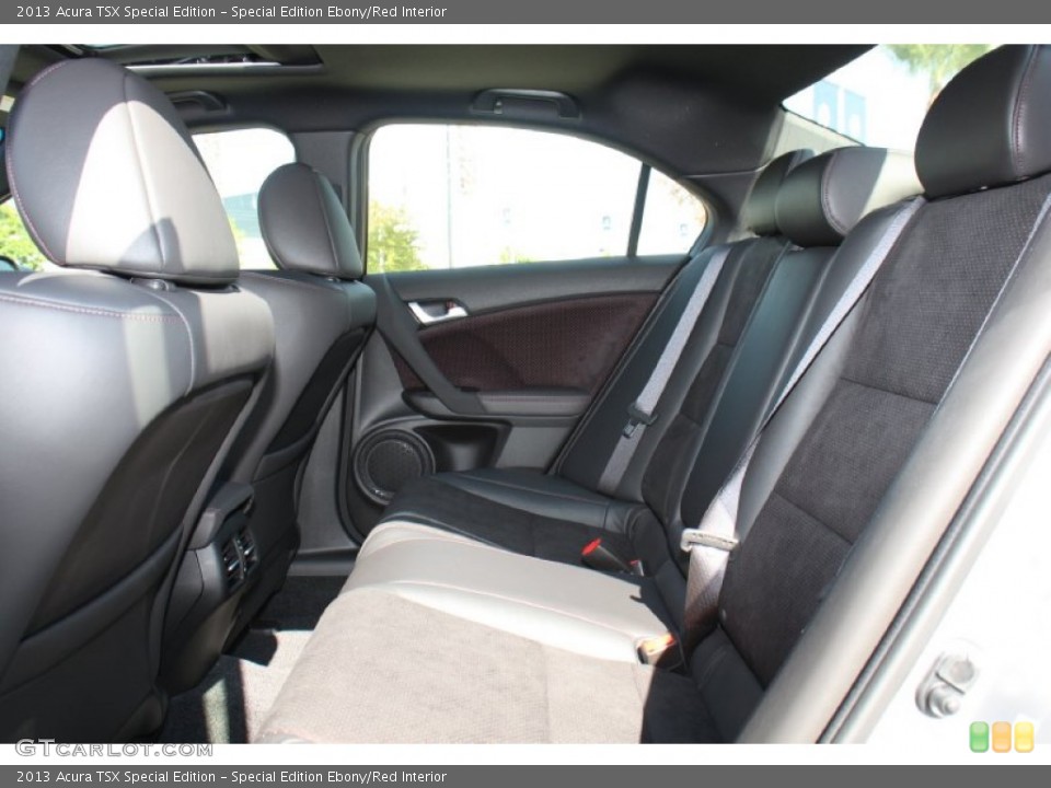 Special Edition Ebony/Red Interior Rear Seat for the 2013 Acura TSX Special Edition #76105653