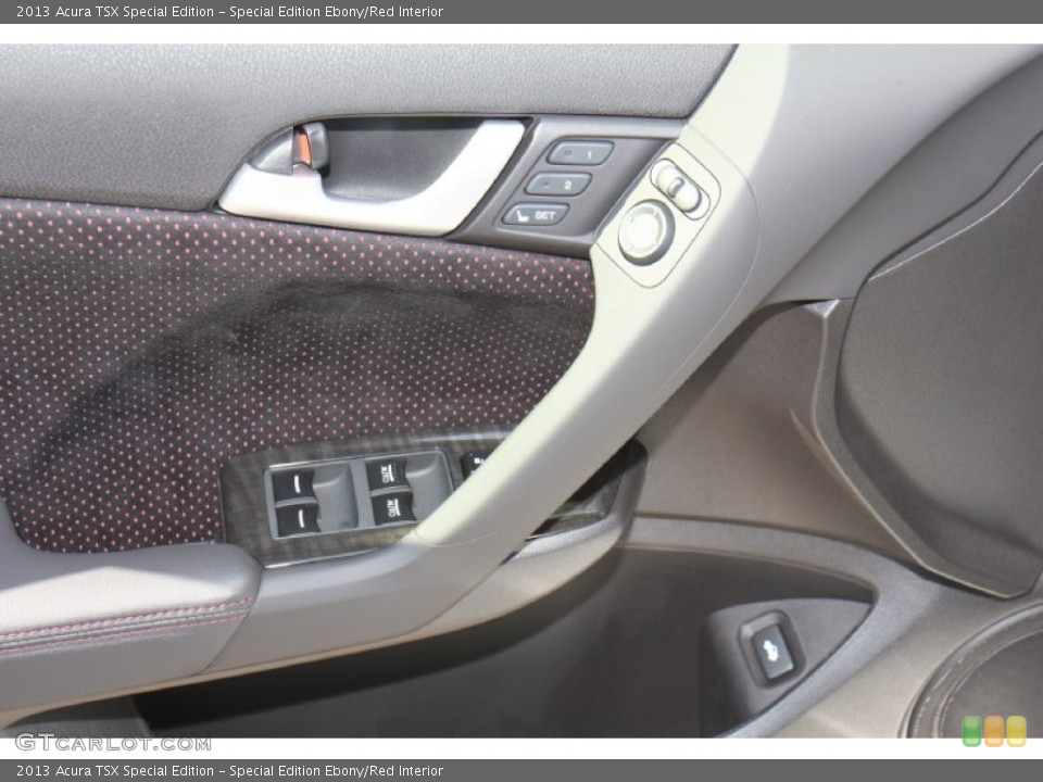 Special Edition Ebony/Red Interior Controls for the 2013 Acura TSX Special Edition #76105706