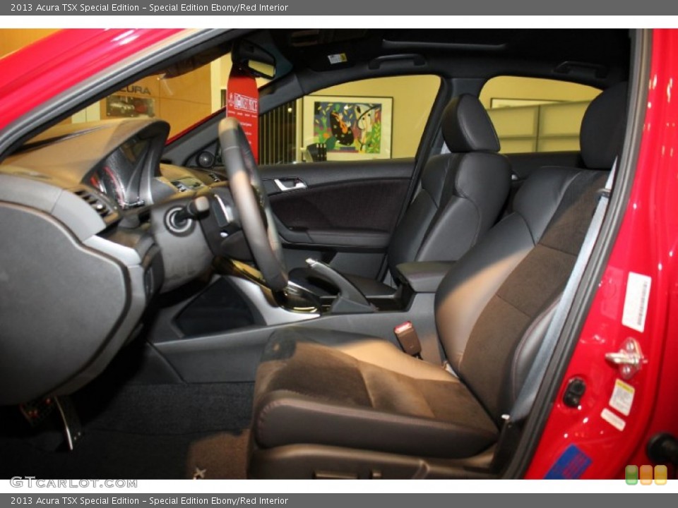 Special Edition Ebony/Red Interior Front Seat for the 2013 Acura TSX Special Edition #76107449