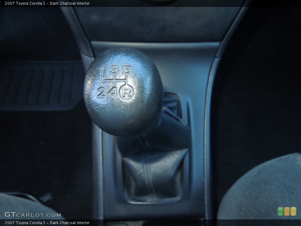 Dark Charcoal Interior Transmission for the 2007 Toyota Corolla S #76112882