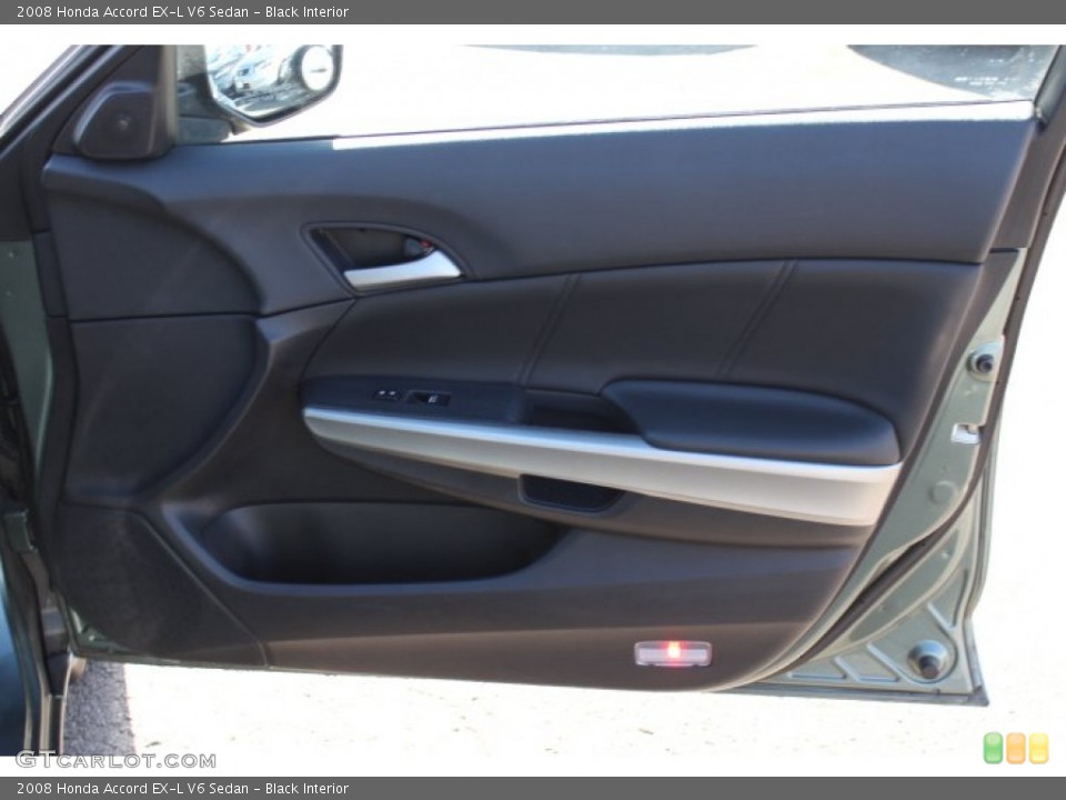 Black Interior Door Panel for the 2008 Honda Accord EX-L V6 Sedan #76113986