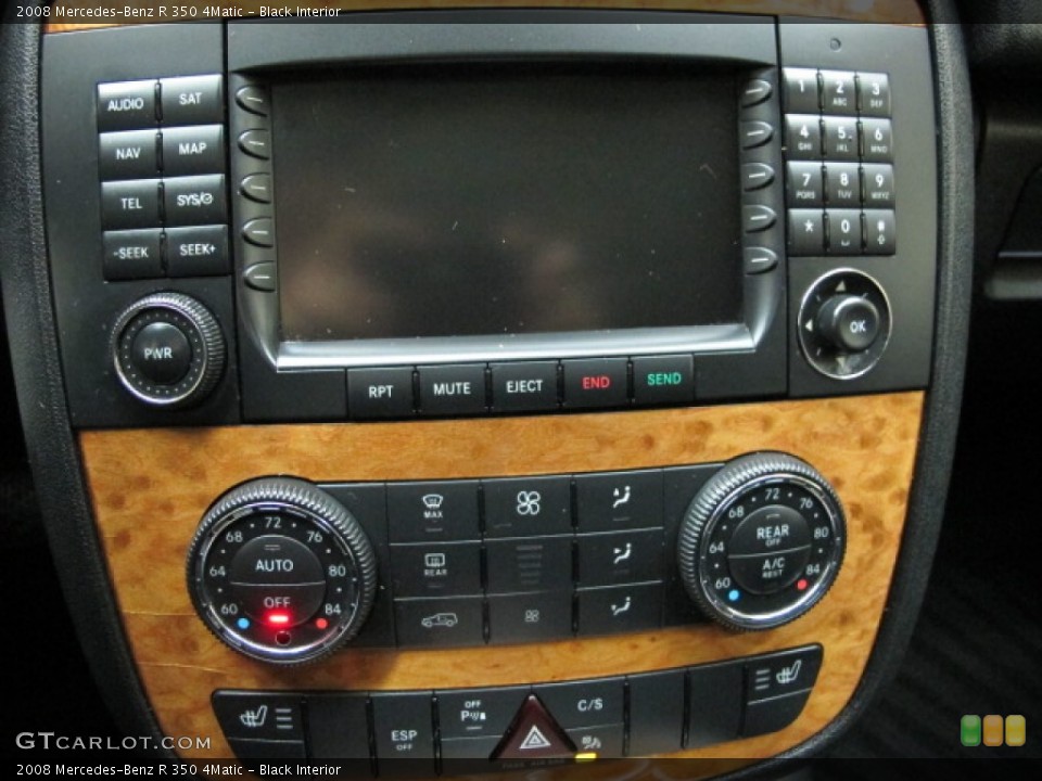 Black Interior Controls for the 2008 Mercedes-Benz R 350 4Matic #76114327