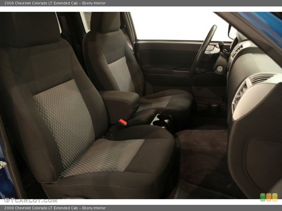 Ebony Interior Front Seat for the 2009 Chevrolet Colorado LT Extended Cab #76118996