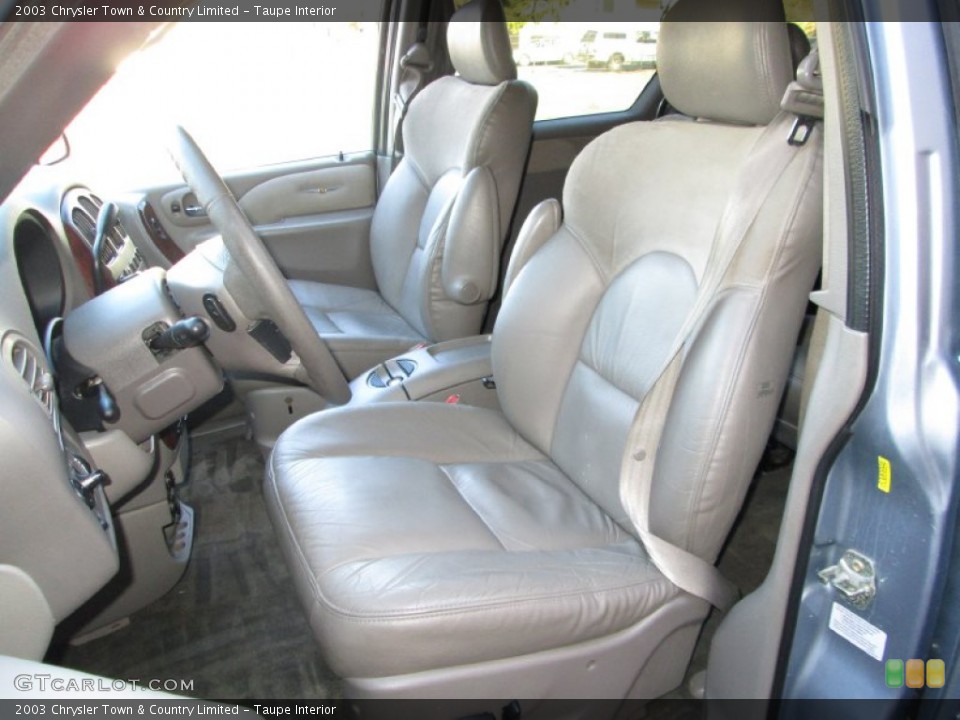 Taupe Interior Photo for the 2003 Chrysler Town & Country Limited #76119482