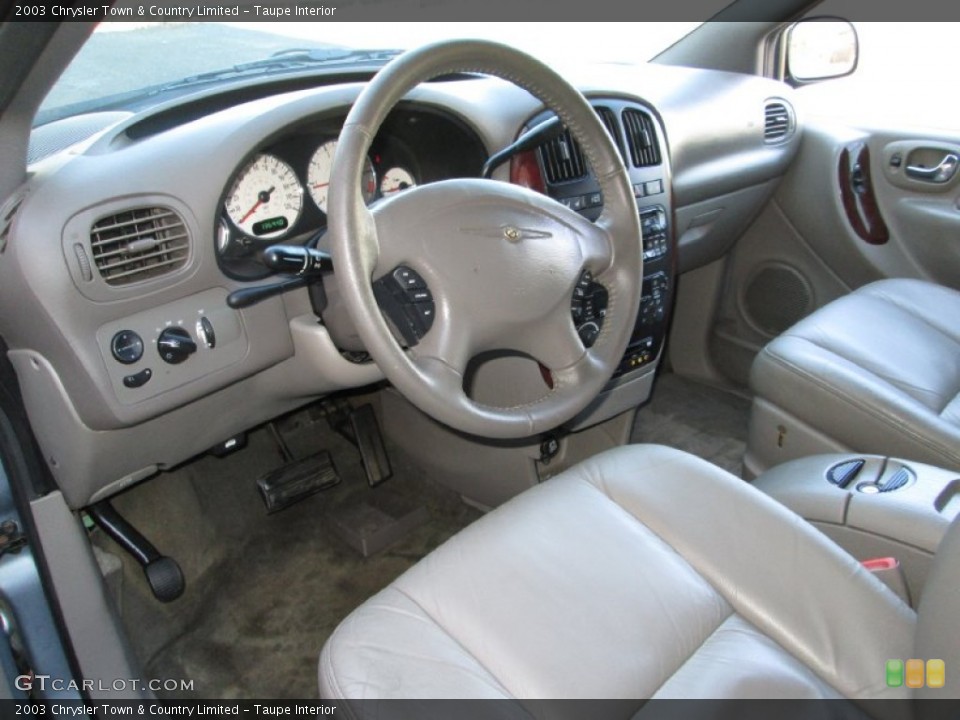 Taupe Interior Prime Interior for the 2003 Chrysler Town & Country Limited #76119512