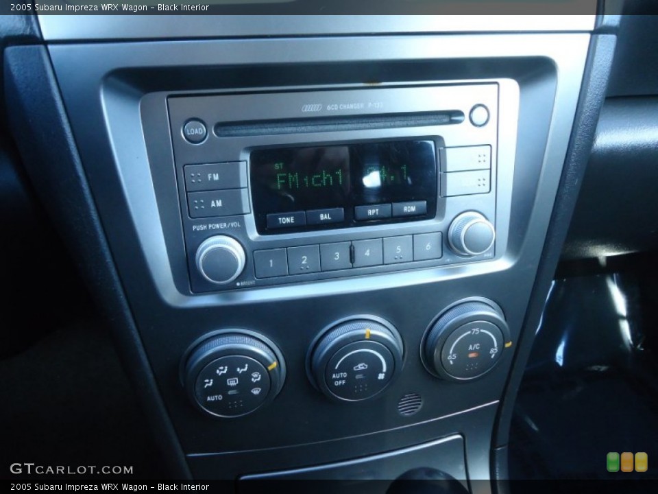 Black Interior Controls for the 2005 Subaru Impreza WRX Wagon #76119992