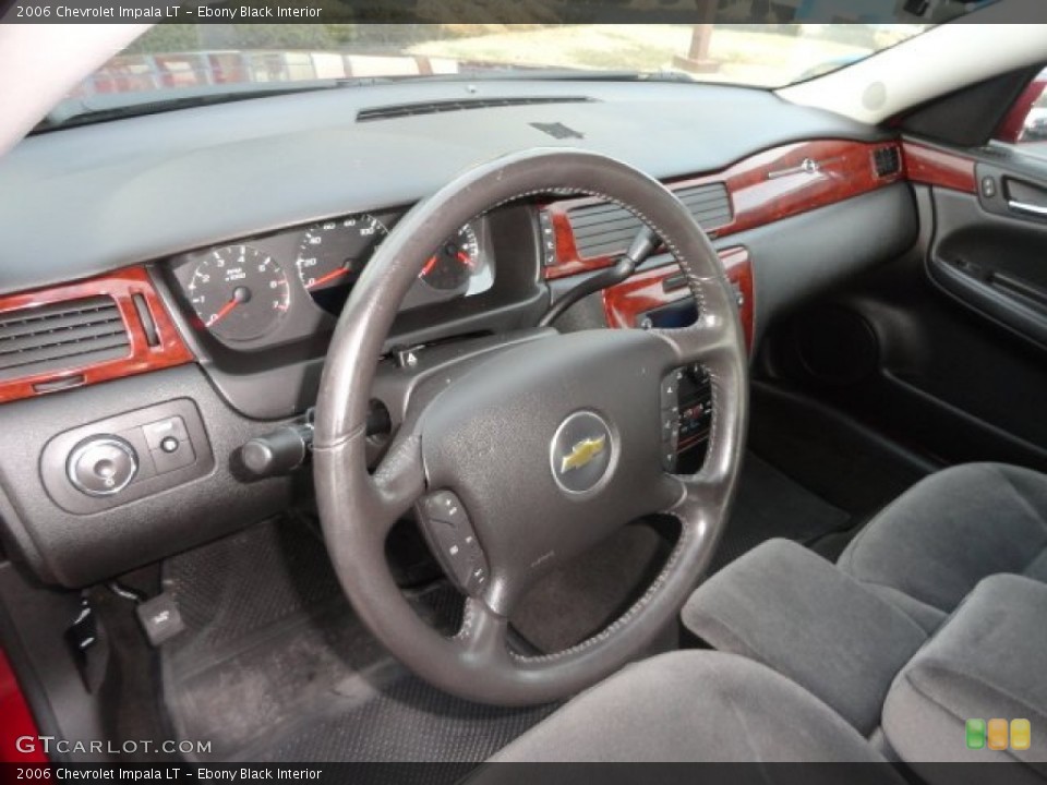 Ebony Black Interior Prime Interior for the 2006 Chevrolet Impala LT #76121236