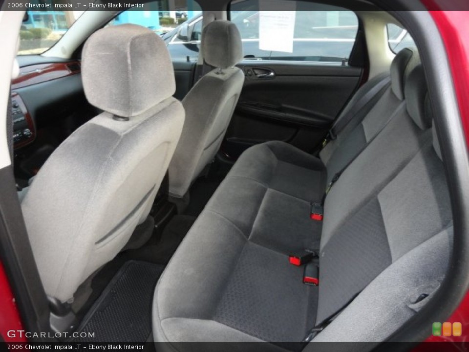 Ebony Black Interior Rear Seat for the 2006 Chevrolet Impala LT #76121246
