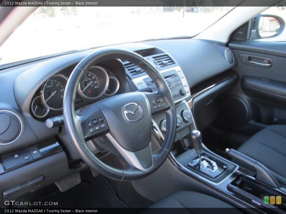 Black Interior Prime Interior for the 2012 Mazda MAZDA6 i Touring Sedan #76124719