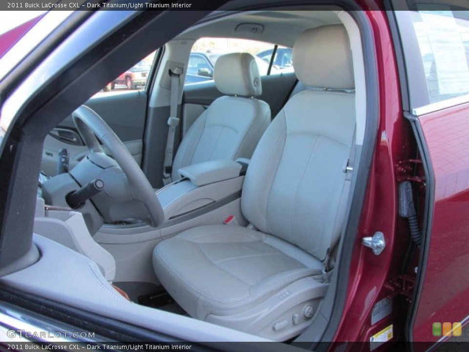 Dark Titanium/Light Titanium Interior Front Seat for the 2011 Buick LaCrosse CXL #76125017