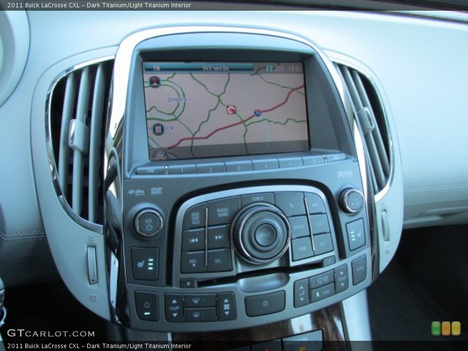 Dark Titanium/Light Titanium Interior Controls for the 2011 Buick LaCrosse CXL #76125046