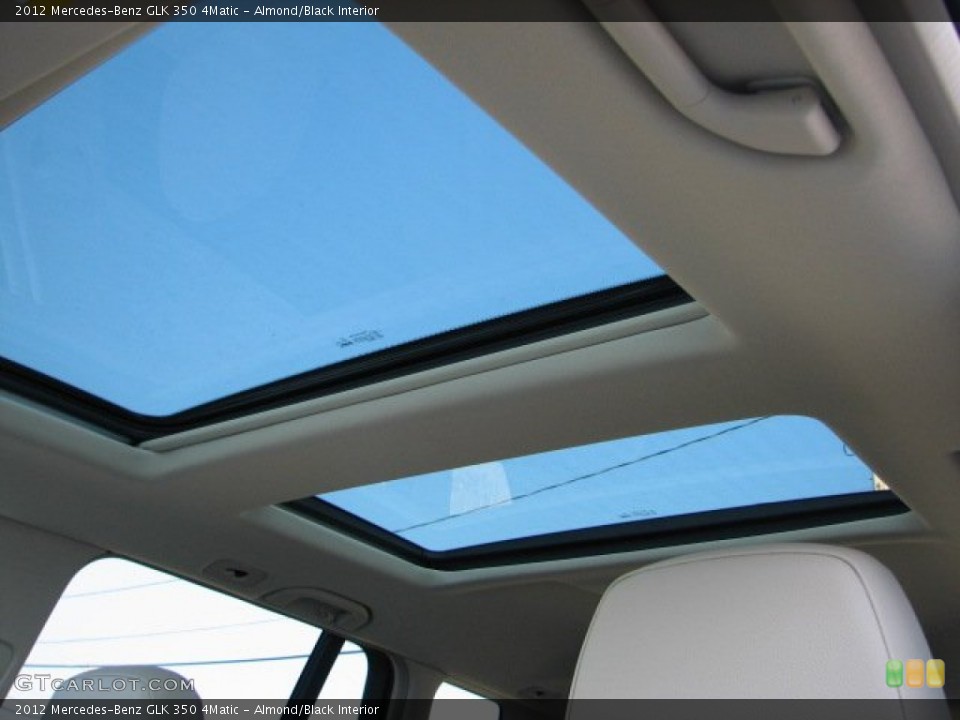Almond/Black Interior Sunroof for the 2012 Mercedes-Benz GLK 350 4Matic #76129332