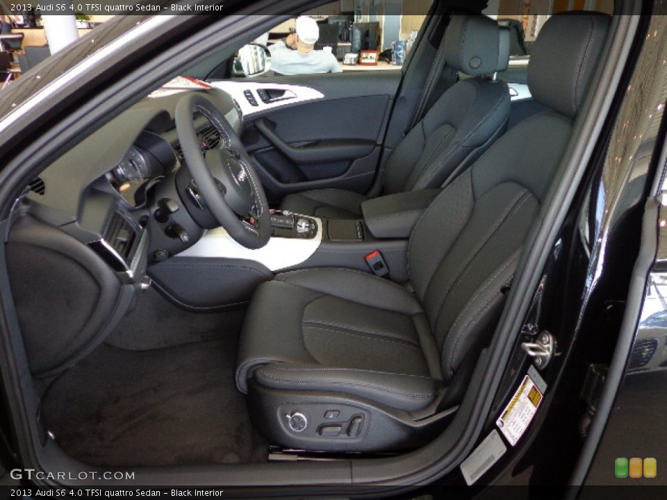 Black Interior Photo for the 2013 Audi S6 4.0 TFSI quattro Sedan #76129509