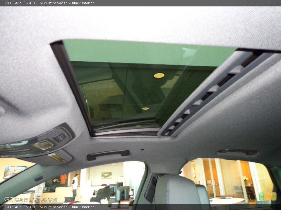 Black Interior Sunroof for the 2013 Audi S6 4.0 TFSI quattro Sedan #76129584