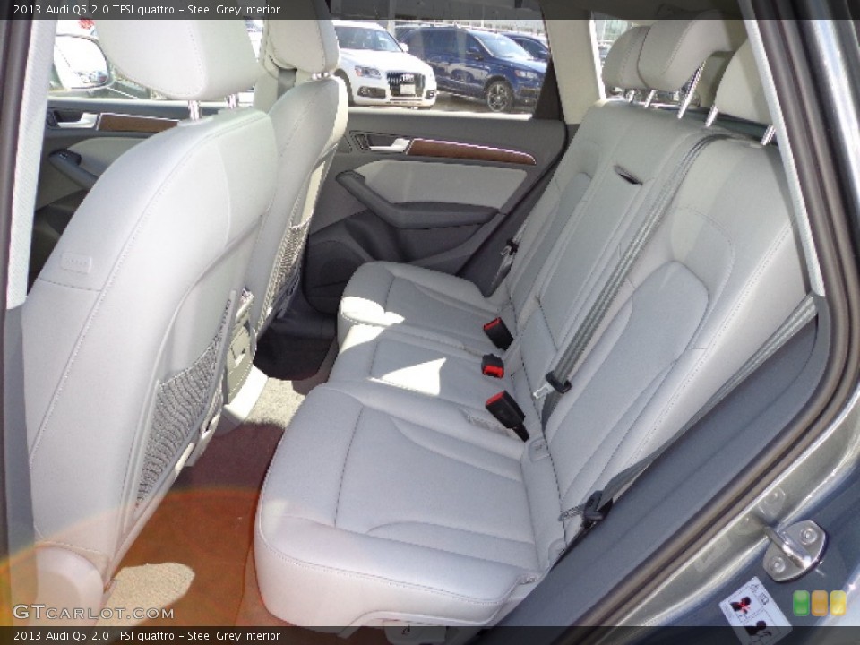Steel Grey Interior Rear Seat for the 2013 Audi Q5 2.0 TFSI quattro #76131683