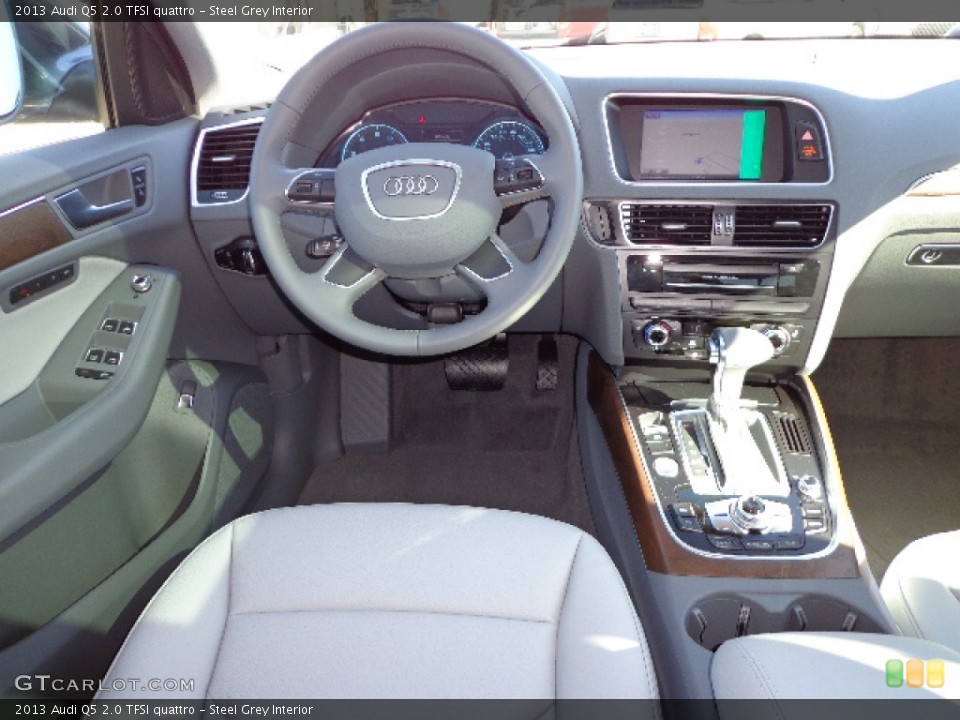 Steel Grey Interior Dashboard for the 2013 Audi Q5 2.0 TFSI quattro #76131699