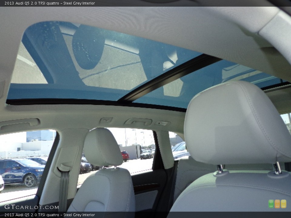 Steel Grey Interior Sunroof for the 2013 Audi Q5 2.0 TFSI quattro #76131722