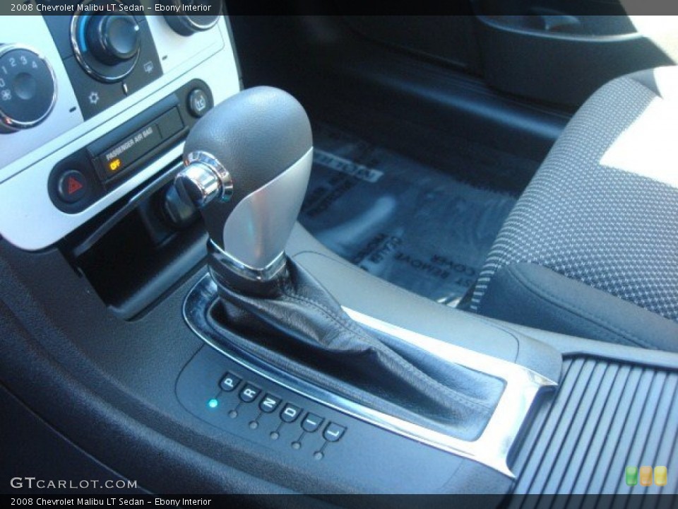 Ebony Interior Transmission for the 2008 Chevrolet Malibu LT Sedan #76133698