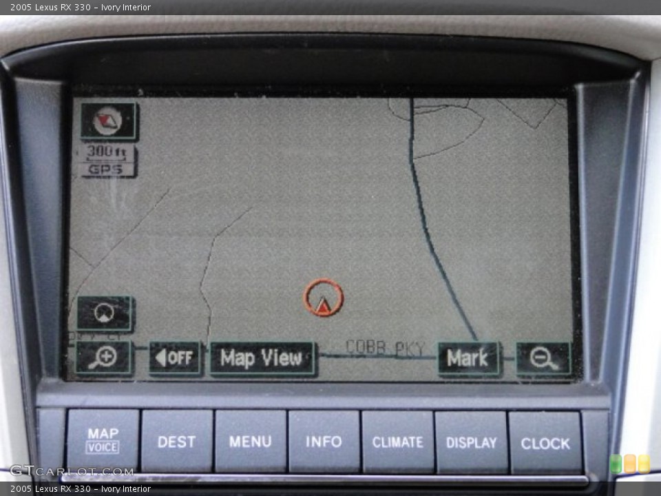Ivory Interior Navigation for the 2005 Lexus RX 330 #76134107