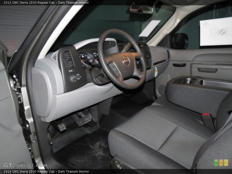 Dark Titanium Interior Photo for the 2013 GMC Sierra 1500 Regular Cab #76134129