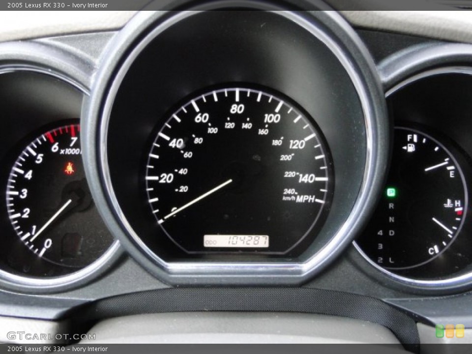 Ivory Interior Gauges for the 2005 Lexus RX 330 #76134155