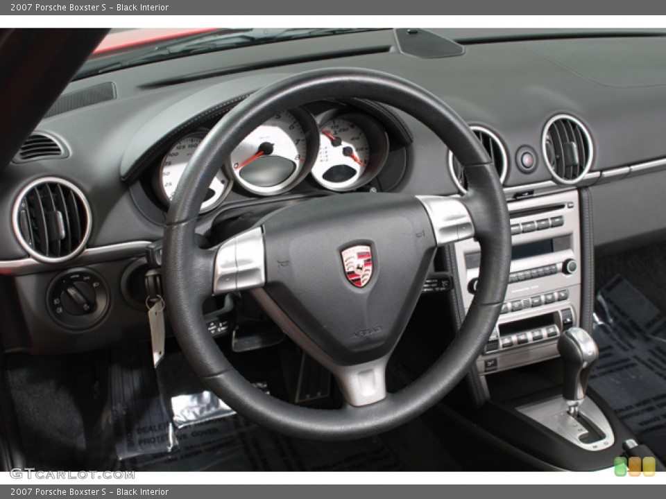 Black Interior Steering Wheel for the 2007 Porsche Boxster S #76135269