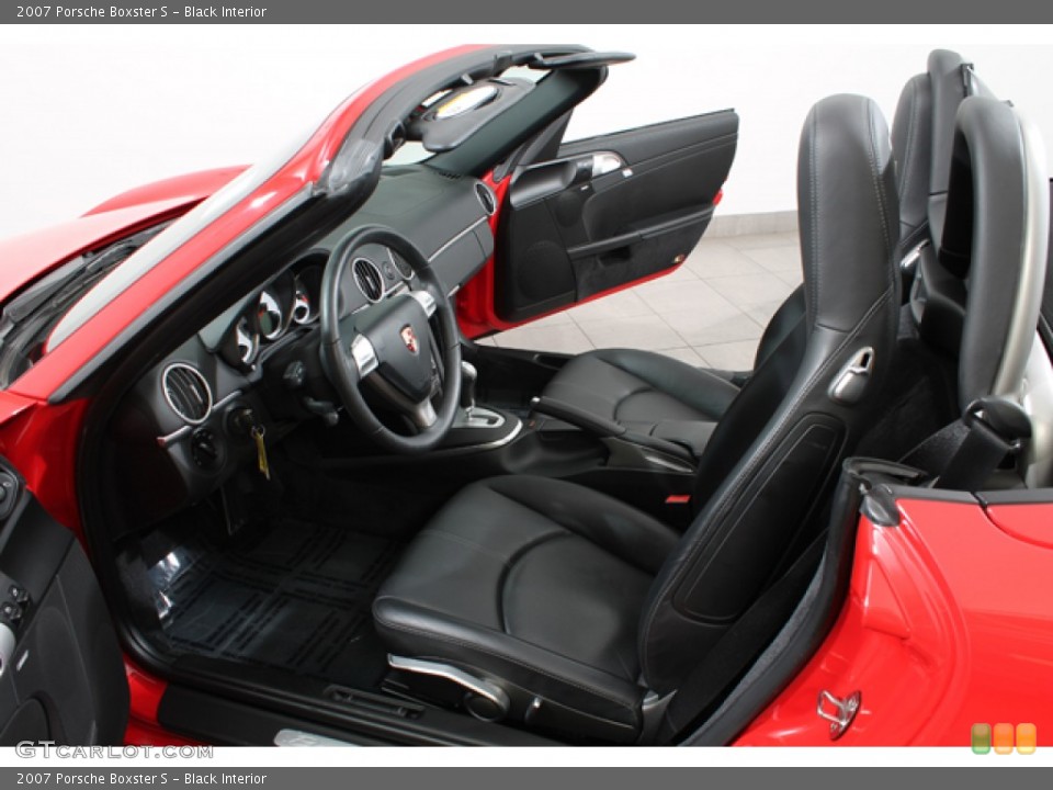 Black Interior Photo for the 2007 Porsche Boxster S #76135524