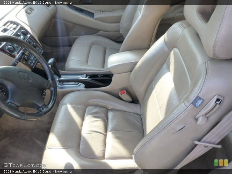 Ivory Interior Photo for the 2001 Honda Accord EX V6 Coupe #76136280
