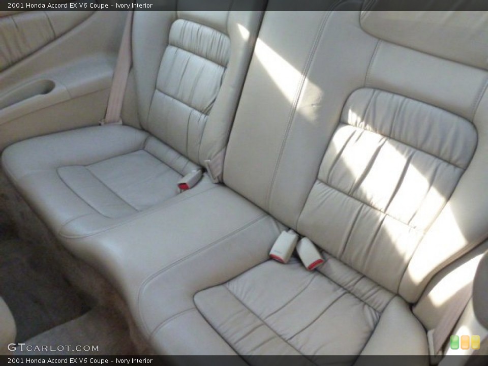 Ivory Interior Rear Seat for the 2001 Honda Accord EX V6 Coupe #76136296