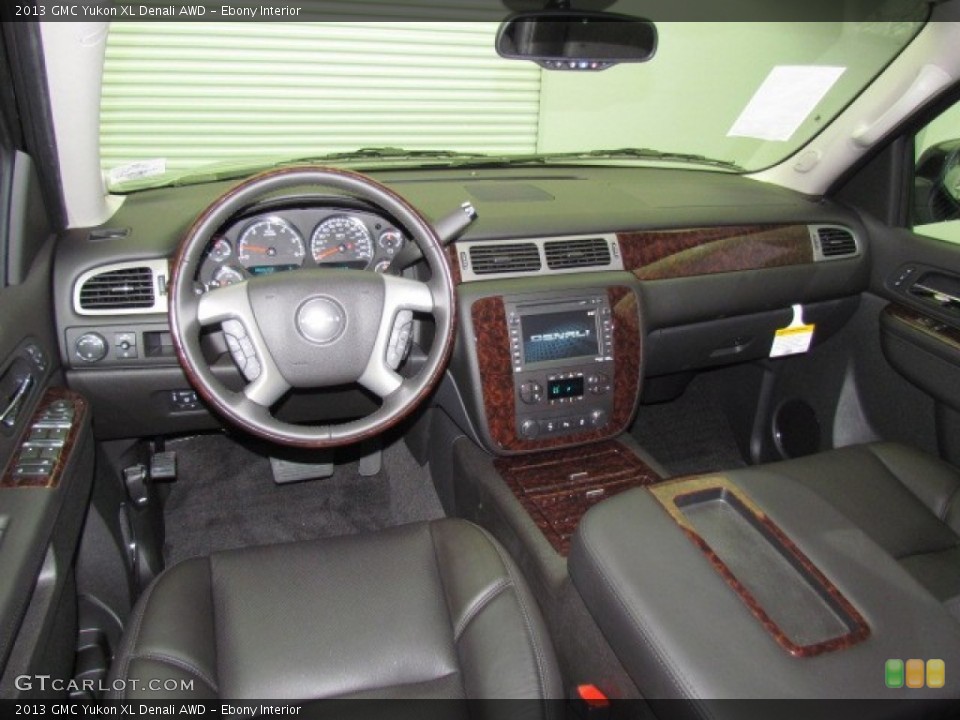 Ebony Interior Prime Interior for the 2013 GMC Yukon XL Denali AWD #76137369