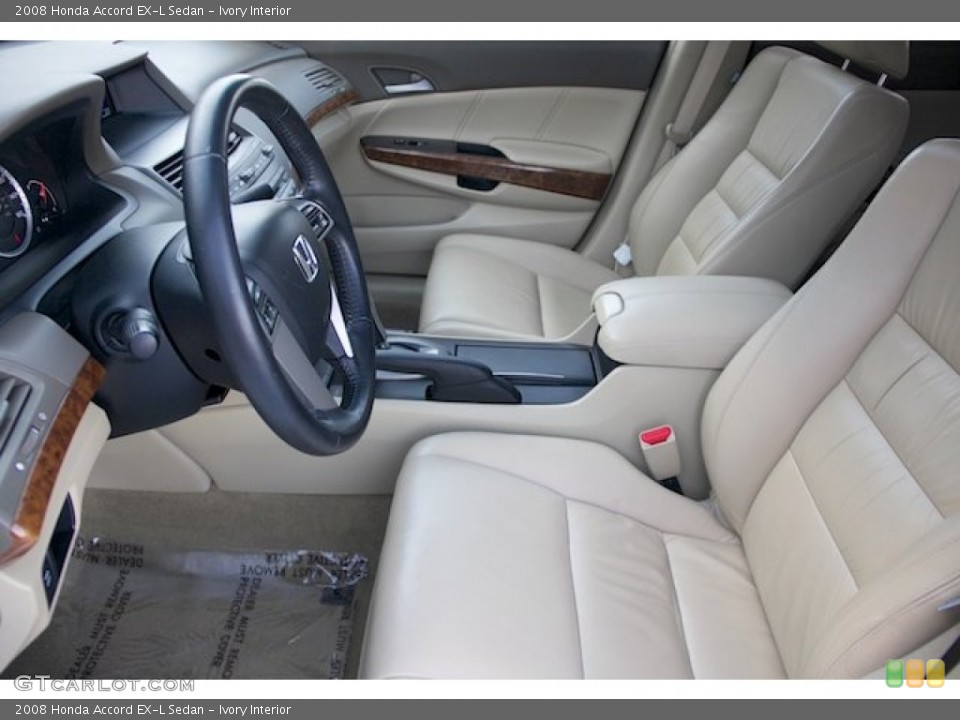 Ivory Interior Photo for the 2008 Honda Accord EX-L Sedan #76138479