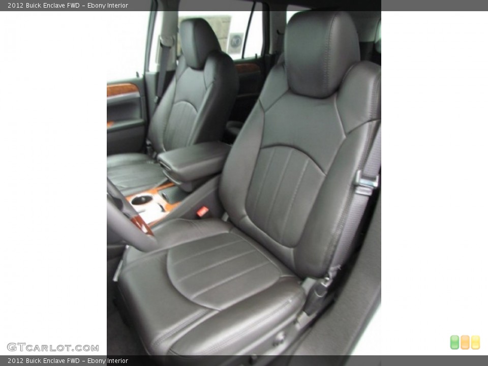 Ebony Interior Front Seat for the 2012 Buick Enclave FWD #76139004