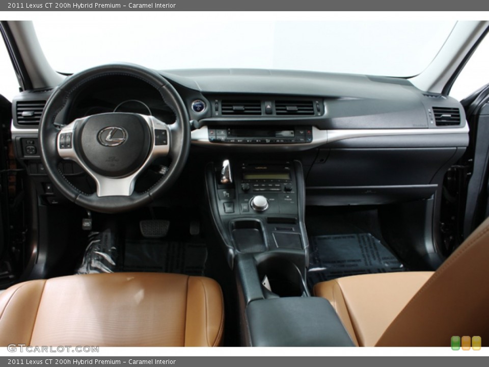 Caramel Interior Dashboard for the 2011 Lexus CT 200h Hybrid Premium #76139019