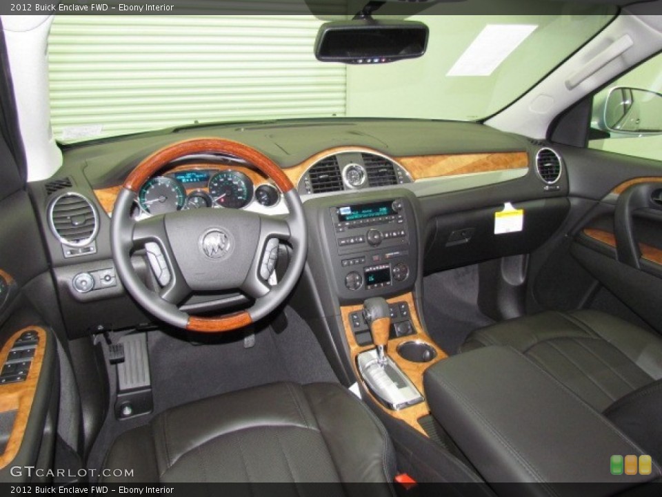 Ebony Interior Photo for the 2012 Buick Enclave FWD #76139025
