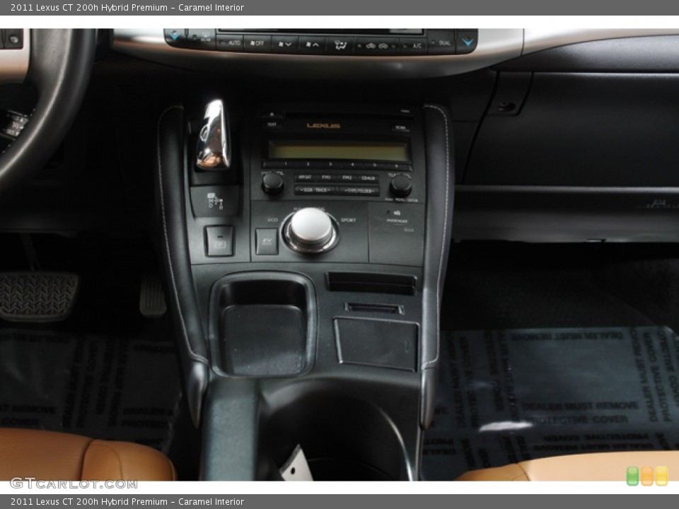 Caramel Interior Controls for the 2011 Lexus CT 200h Hybrid Premium #76139163