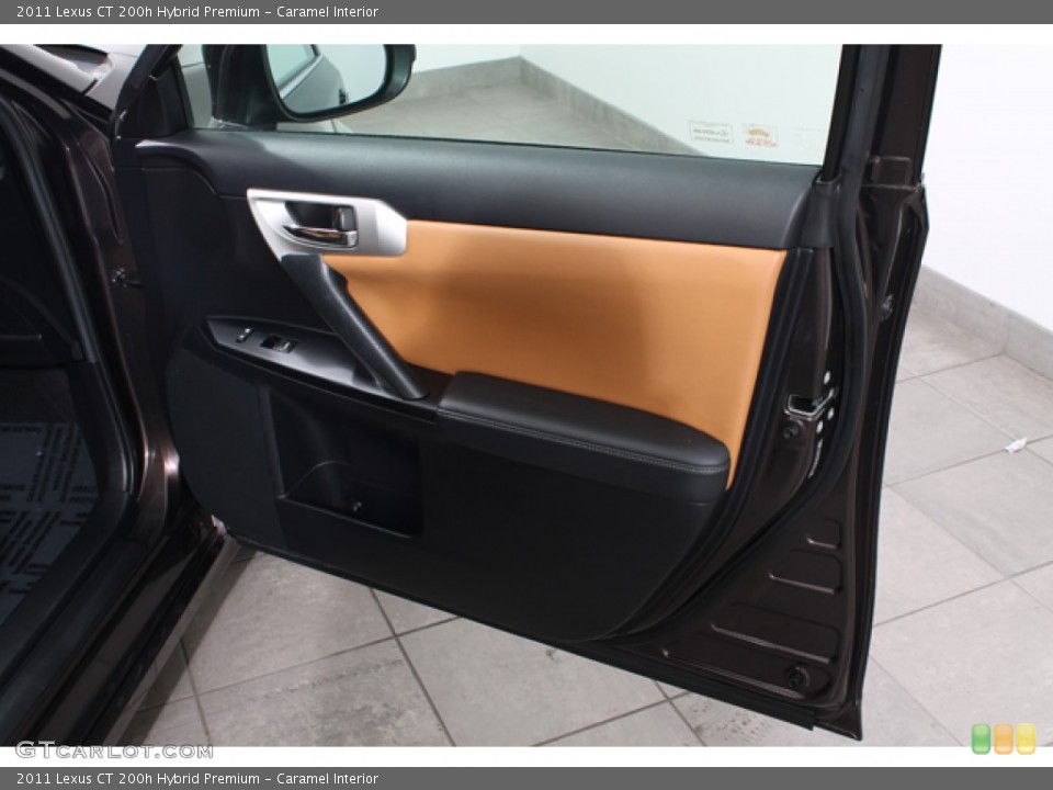 Caramel Interior Door Panel for the 2011 Lexus CT 200h Hybrid Premium #76139208