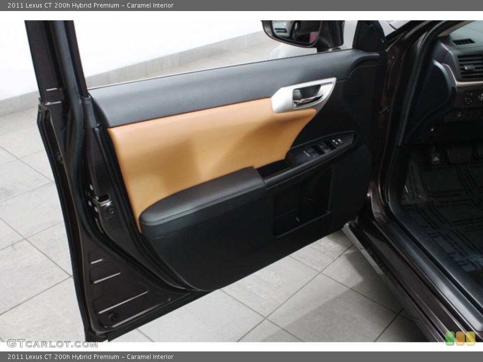 Caramel Interior Door Panel for the 2011 Lexus CT 200h Hybrid Premium #76139297