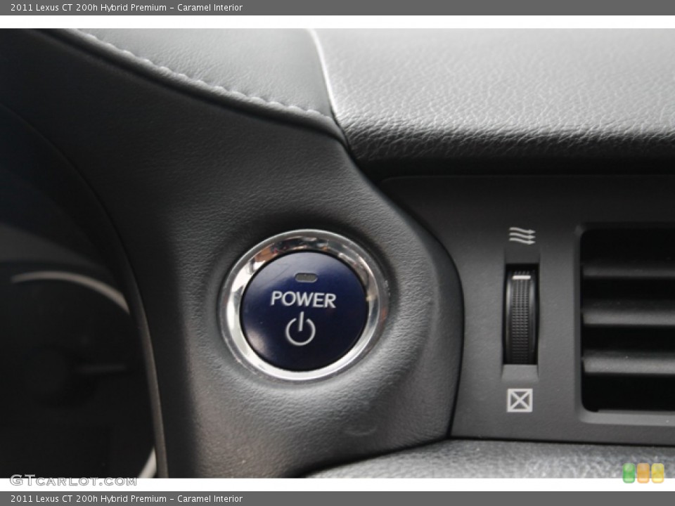 Caramel Interior Controls for the 2011 Lexus CT 200h Hybrid Premium #76139427