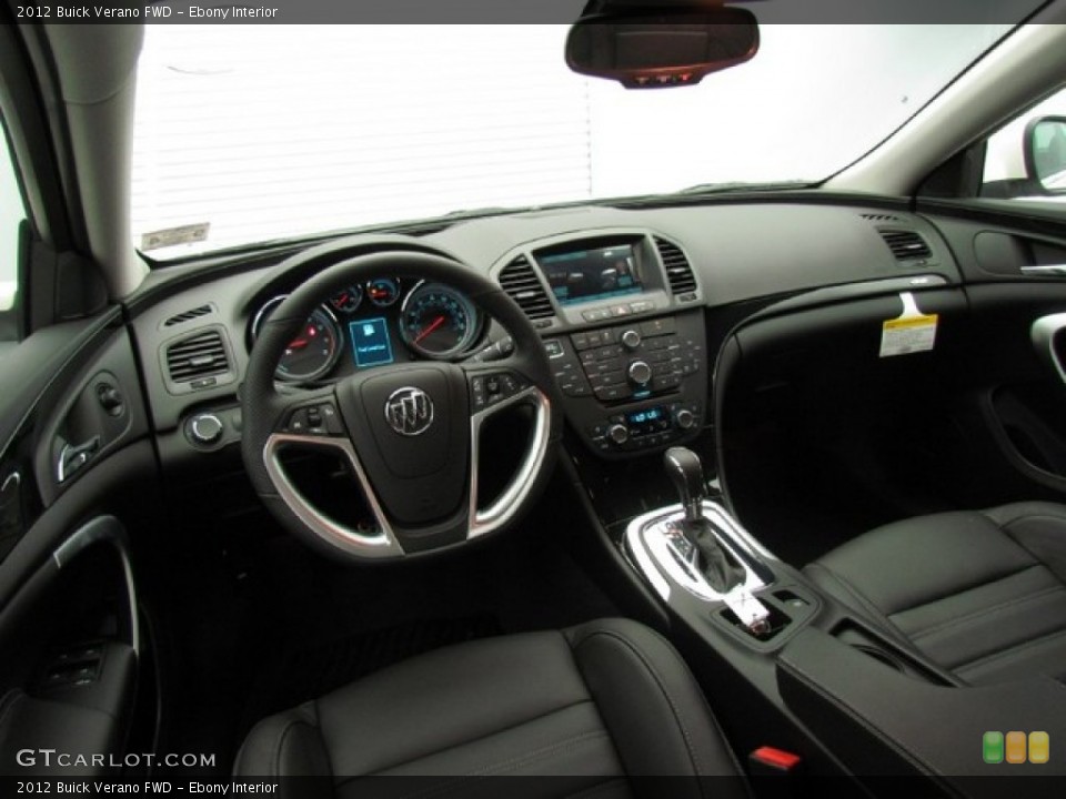 Ebony Interior Photo for the 2012 Buick Verano FWD #76141662