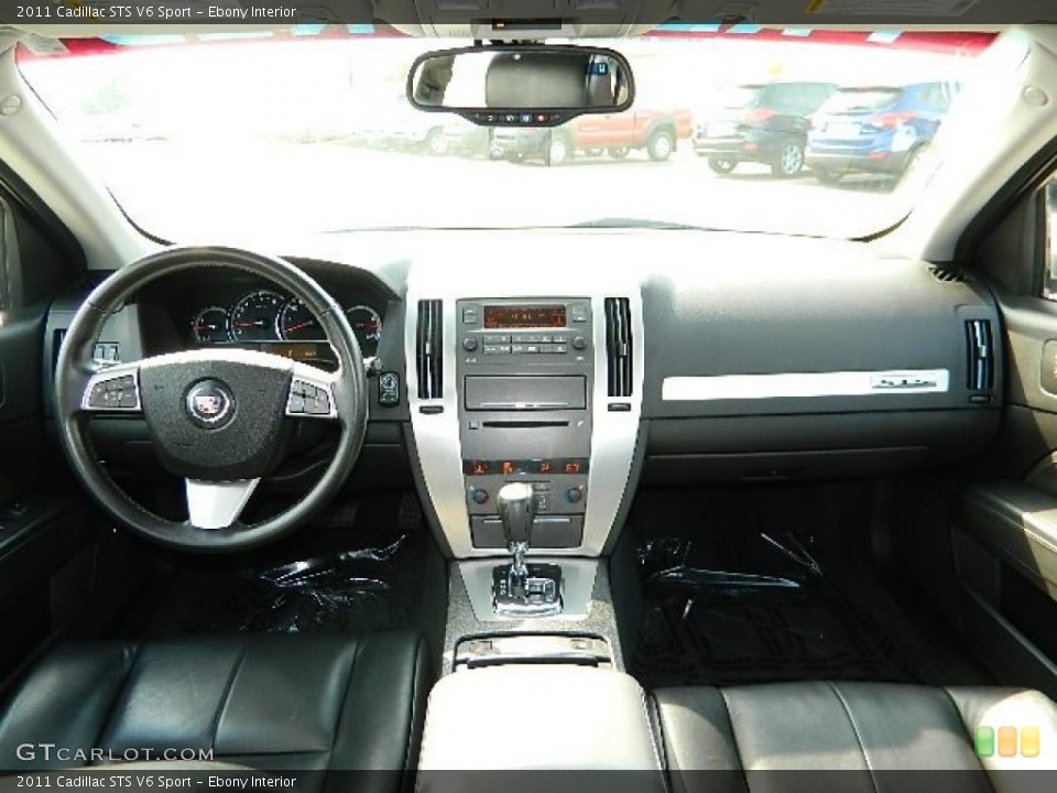 Ebony Interior Dashboard for the 2011 Cadillac STS V6 Sport #76141726