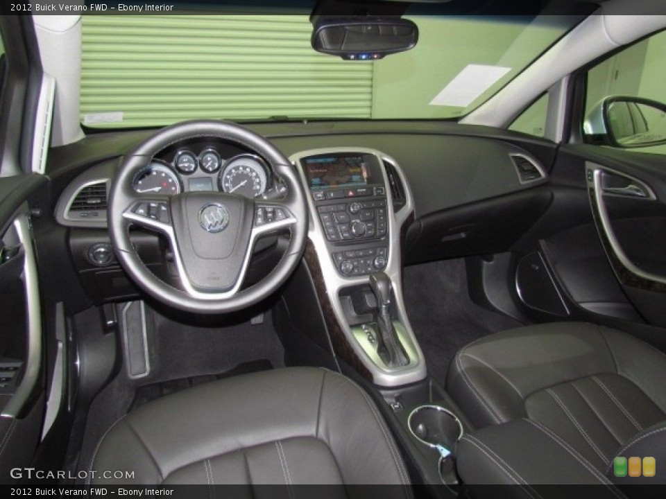 Ebony Interior Photo for the 2012 Buick Verano FWD #76142527