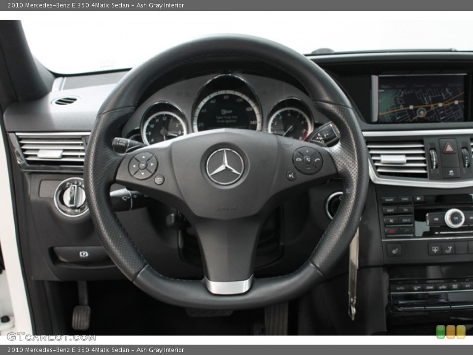 Ash Gray Interior Steering Wheel for the 2010 Mercedes-Benz E 350 4Matic Sedan #76143231