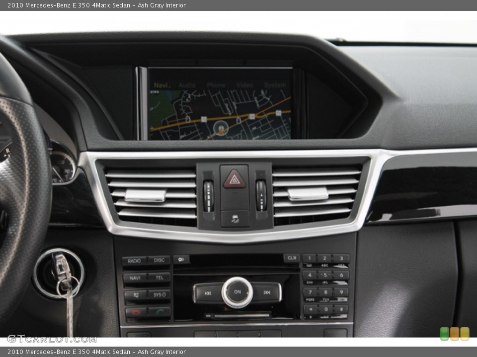 Ash Gray Interior Controls for the 2010 Mercedes-Benz E 350 4Matic Sedan #76143312
