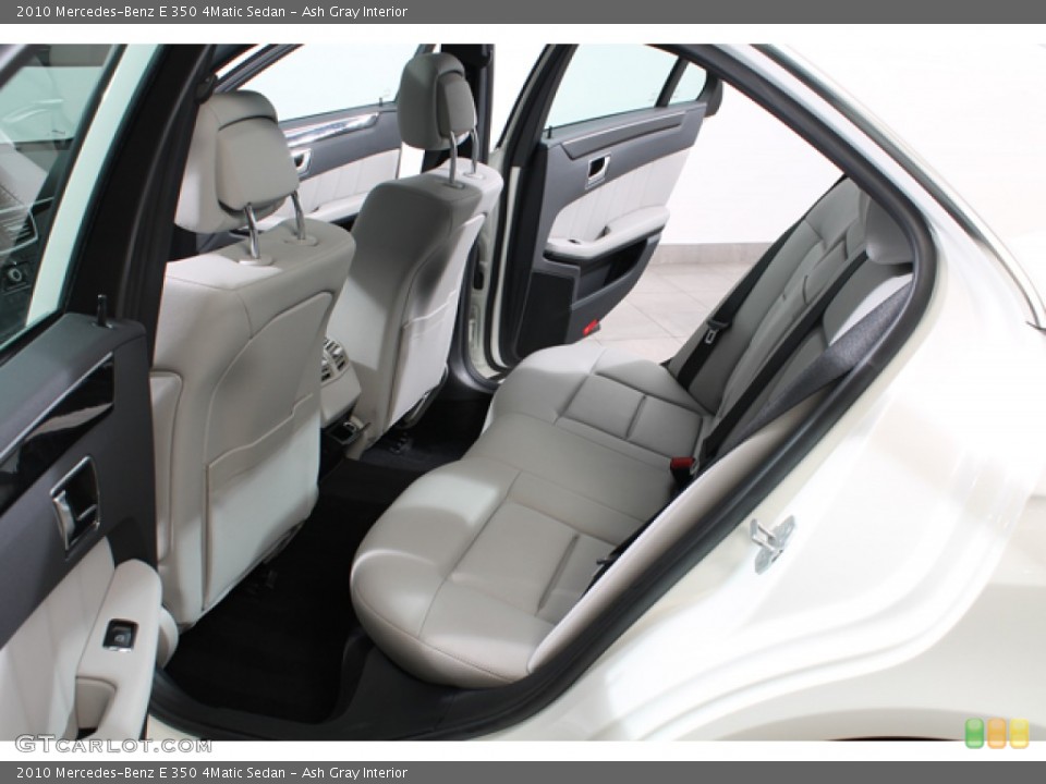 Ash Gray Interior Rear Seat for the 2010 Mercedes-Benz E 350 4Matic Sedan #76143540
