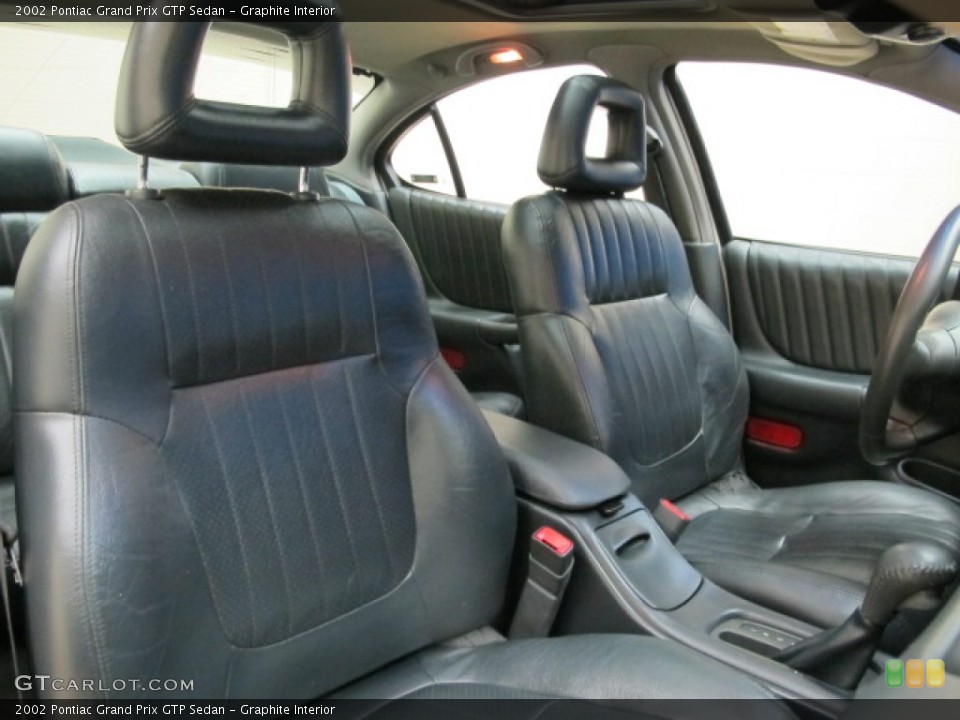 Graphite Interior Front Seat for the 2002 Pontiac Grand Prix GTP Sedan #76144425