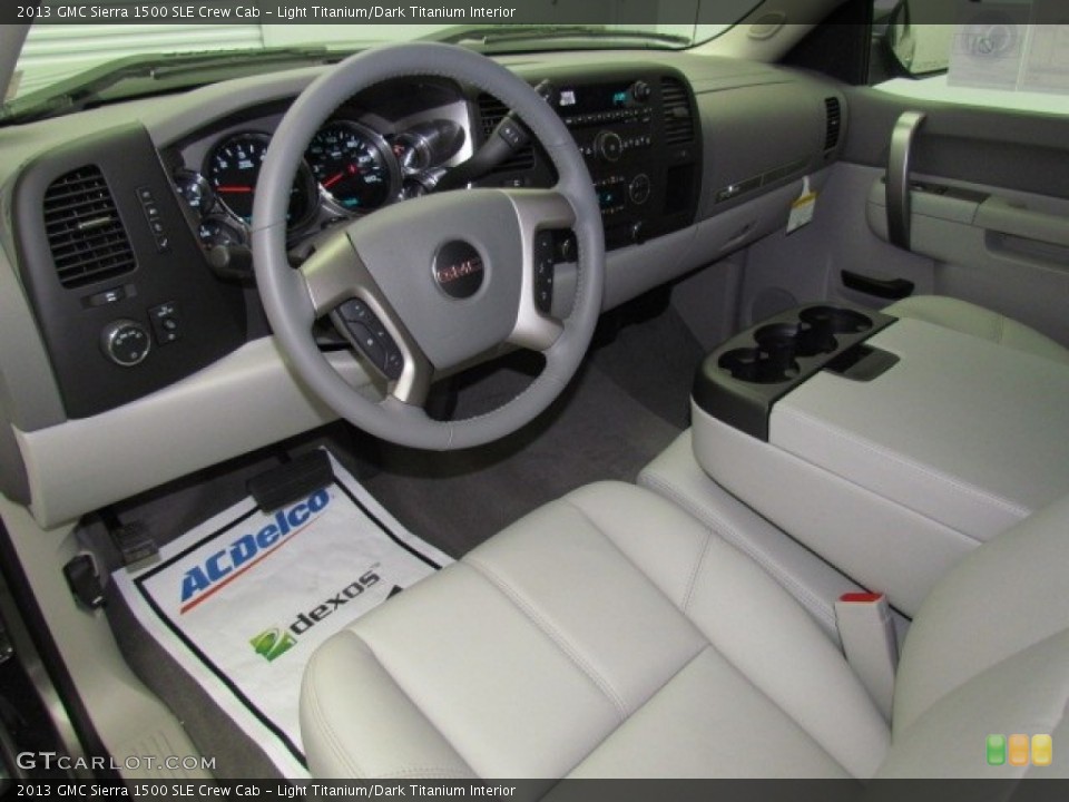 Light Titanium/Dark Titanium Interior Prime Interior for the 2013 GMC Sierra 1500 SLE Crew Cab #76145949