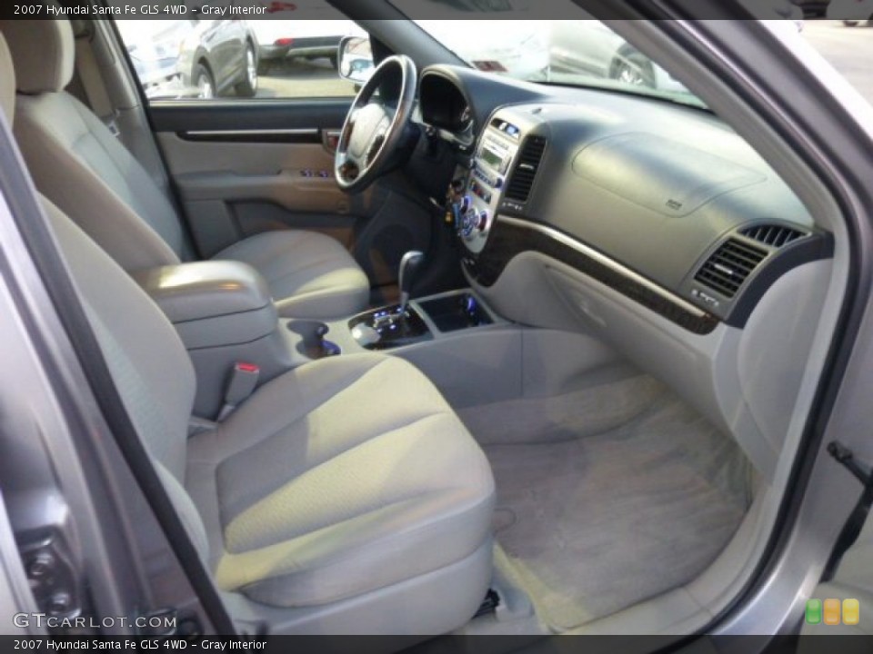 Gray Interior Photo for the 2007 Hyundai Santa Fe GLS 4WD #76146345