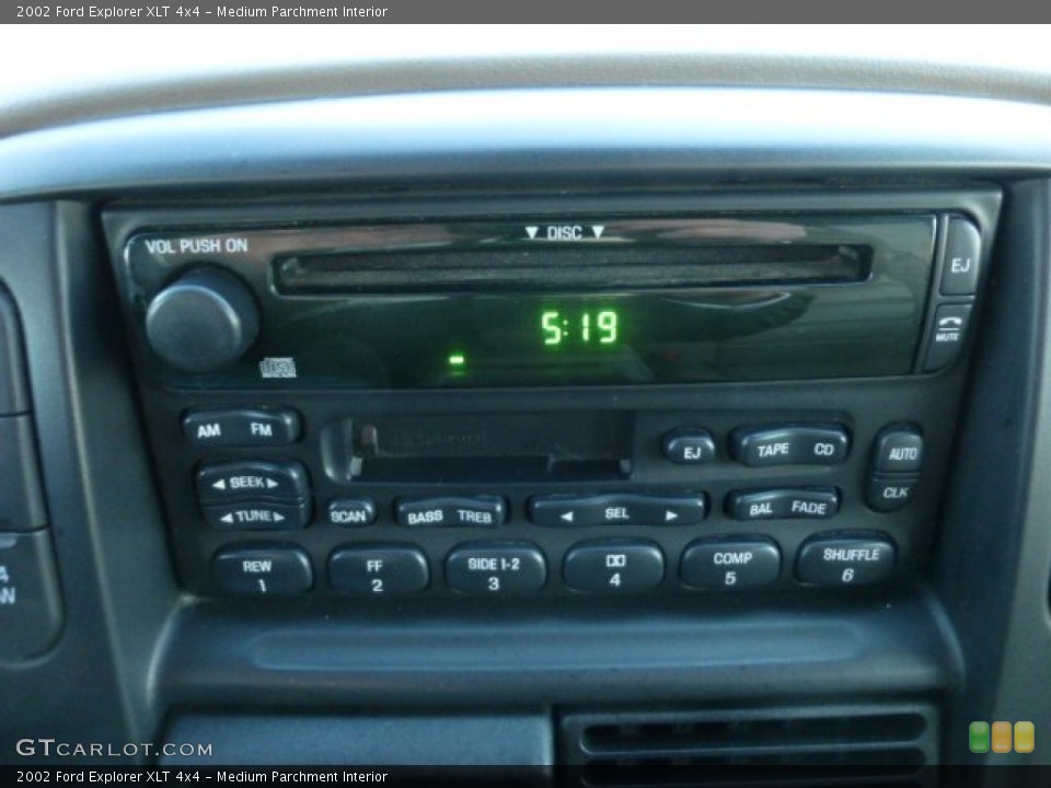 Medium Parchment Interior Audio System for the 2002 Ford Explorer XLT 4x4 #76146888